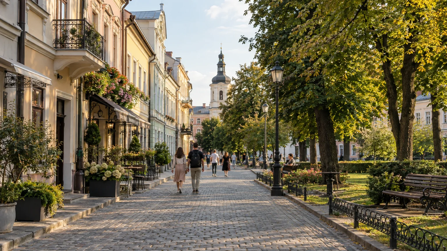 Безпечне місто — Ілюстрація, згенерована ШІ